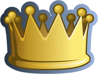 Crown King Queen Stickdatei