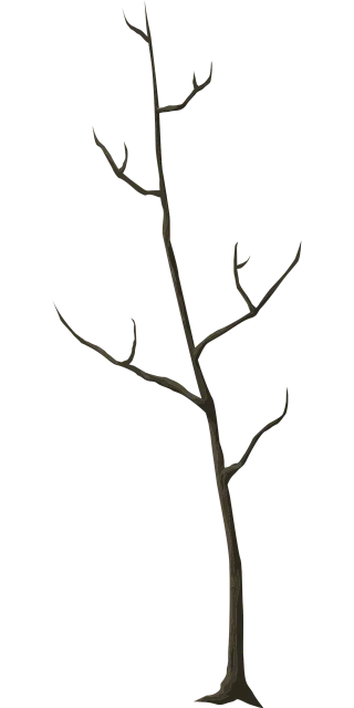 Tree Dead Autumn Stickdatei