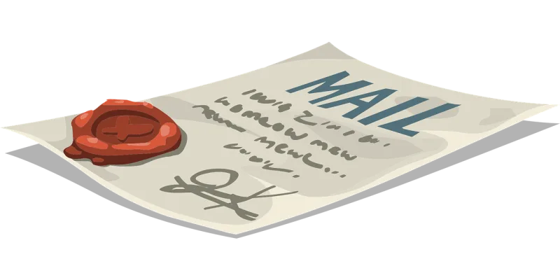 Mail Letter Wax Stickdatei – Musik