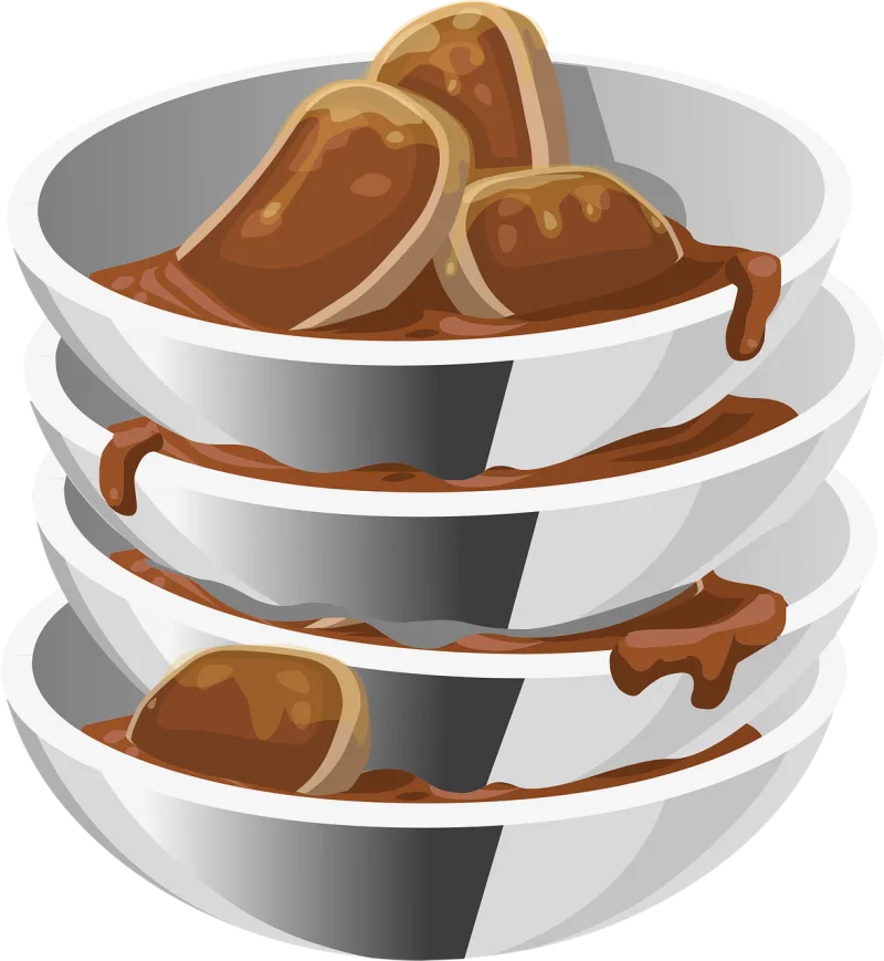 Dishes Dirty Housework Stickdatei – Essen & Trinken