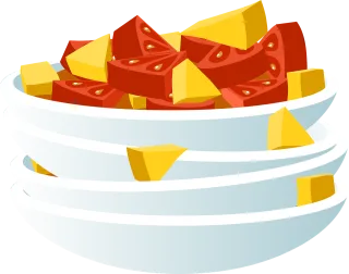 Food Dish Watermelon Stickdatei