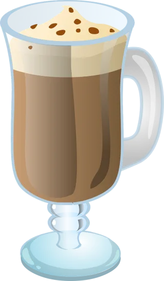 Hot chocolate Latte Chocolate Stickdatei