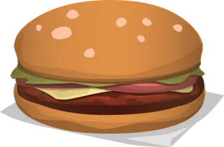 Hamburger Cheeseburger Burger Stickdatei
