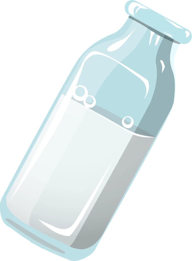 Milk Bottle Dairy Stickdatei – Kinder