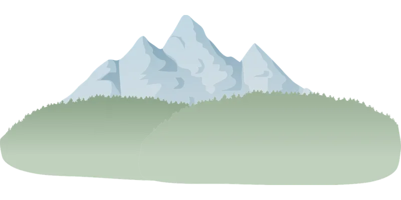 Landscape Mountain Nature Stickdatei – Natur