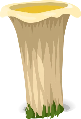 Mushroom White Yellow hat Stickdatei