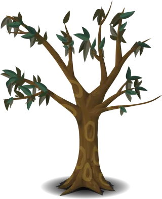 Tree Branches Leaves Stickdatei