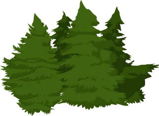 Trees Woods Pines Stickdatei