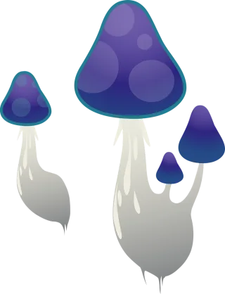 Mushroom Cap Fungi Stickdatei