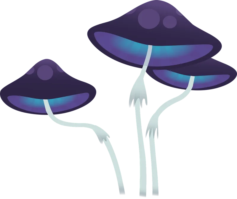 Mushroom Cap Fungi Stickdatei – Natur