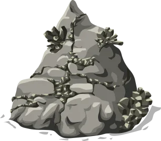 Rocks Mountain Nature Stickdatei