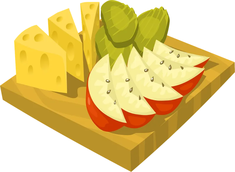 Fruit Sliced Slices Stickdatei – Essen & Trinken