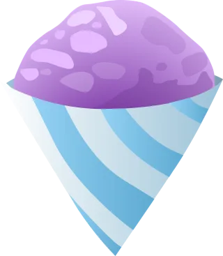 Ice creams Purple Cones Stickdatei