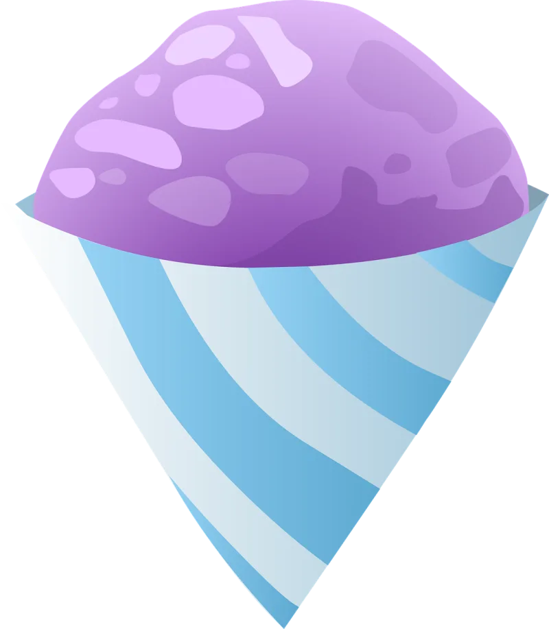 Ice creams Purple Cones Stickdatei – Kinder