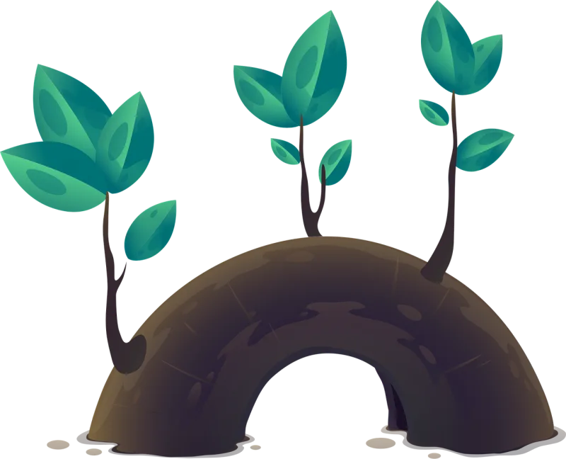 Plant Leaves Growth Stickdatei – Natur