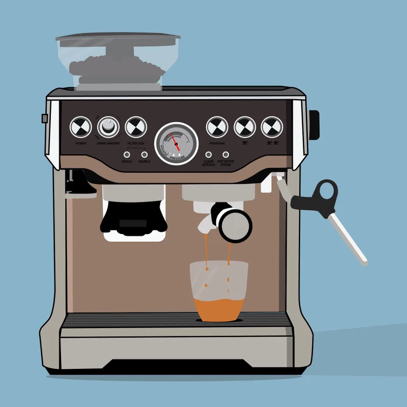 Coffee Coffee machine Espresso Stickdatei – Essen & Trinken