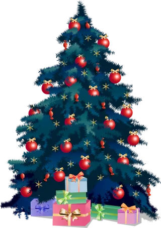 Christmas tree Presents Christmas Stickdatei