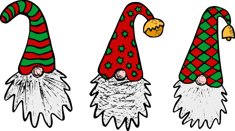 Elfish Dwarves Fairytale Stickdatei – Weihnachten
