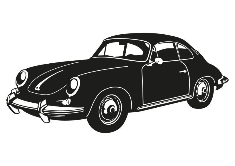 Car Porsche 356 Oldtimer Stickdatei – Fahrzeuge