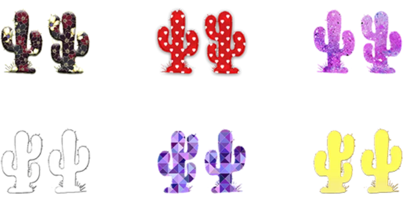 Cactus Prickly Desert Stickdatei – Natur
