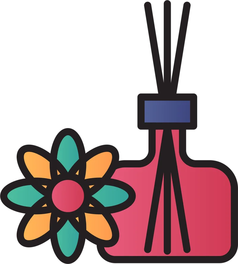 Aroma Fragrance Icon Stickdatei – Blumen