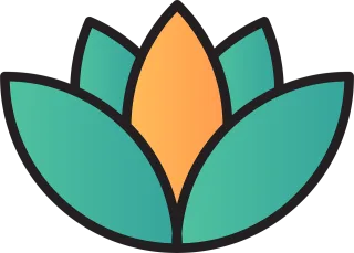 Lotus Meditation Icon Stickdatei