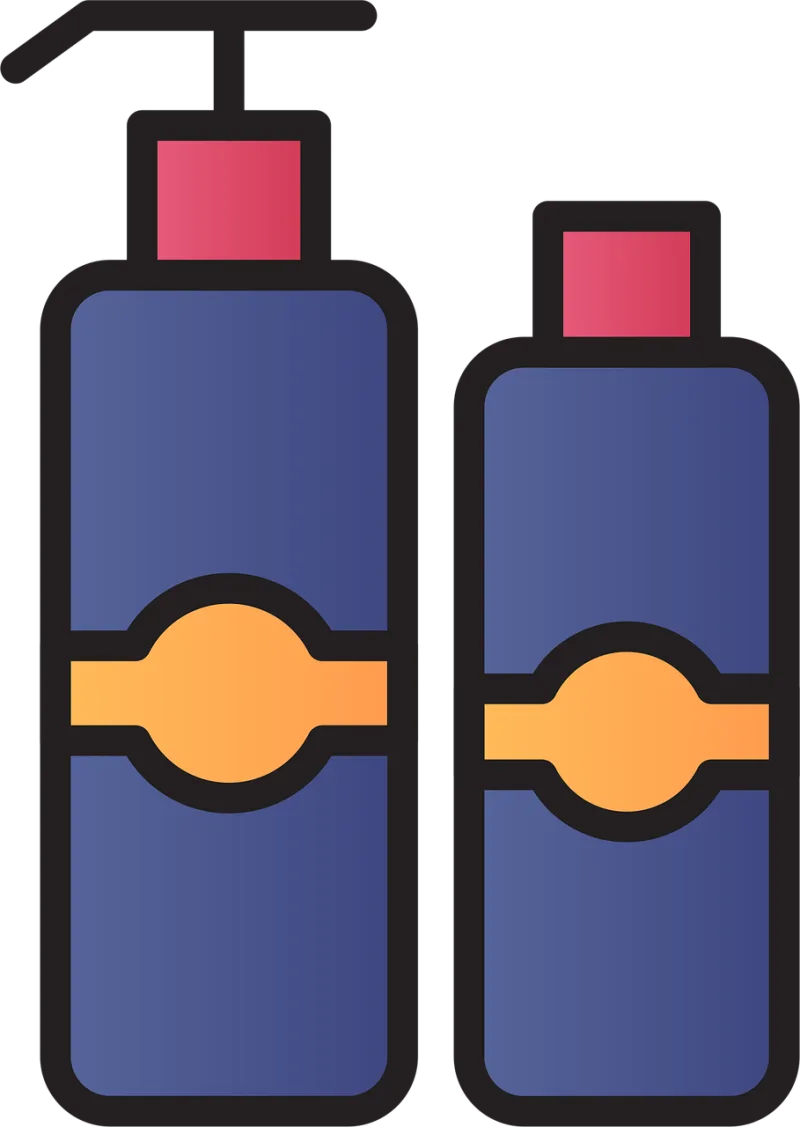 Skincare Bottles Icon Stickdatei – Kinder