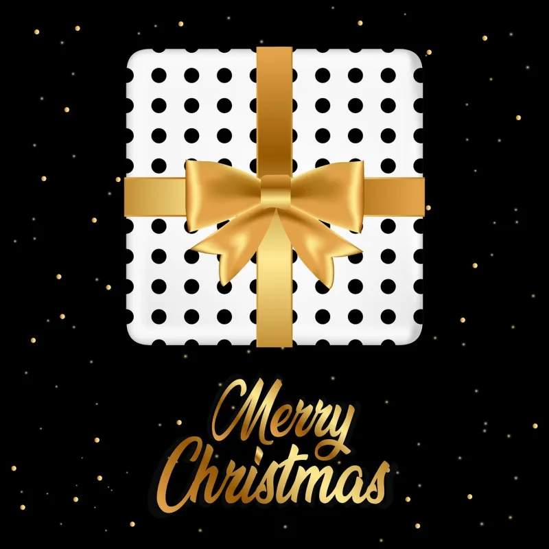 Gift Christmas Greeting Stickdatei – Weihnachten
