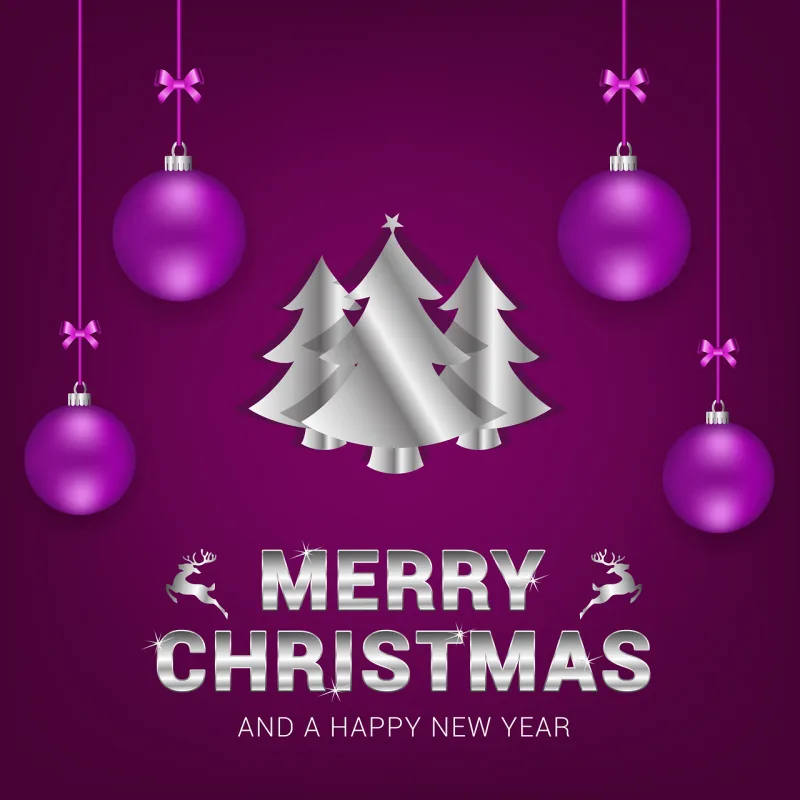 Christmas Greeting Typography Stickdatei – Weihnachten