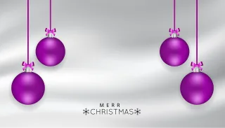 Christmas Baubles Background Stickdatei