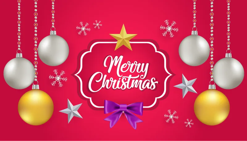 Christmas Greeting Ornaments Stickdatei – Weihnachten
