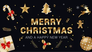 Christmas New year Greeting Stickdatei