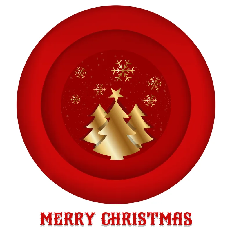 Christmas Greeting Christmas tree Stickdatei – Weihnachten