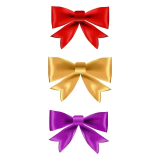 Ribbons Decoration Gift Stickdatei