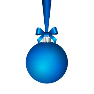 Bauble Ribbon Christmas Stickdatei
