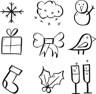 Snowman Gift Boot Stickdatei