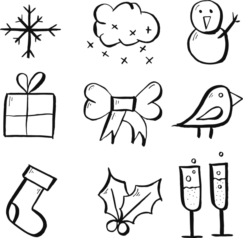 Snowman Gift Boot Stickdatei – Weihnachten