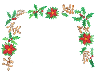 Christmas Holly Mistletoe Stickdatei – Weihnachten