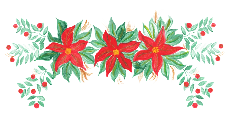 Flowers Flower background Petals Stickdatei – Weihnachten