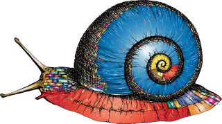 Snail Mollusk Animal Stickdatei – Kinder