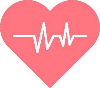 Heartbeat Icon Bandage Stickdatei