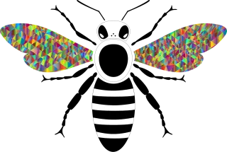 Bee Insect Animal Stickdatei – Tiere