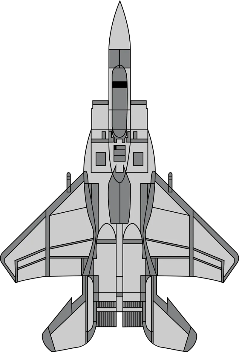 Fighter plane Military Bomber Stickdatei – Kinder