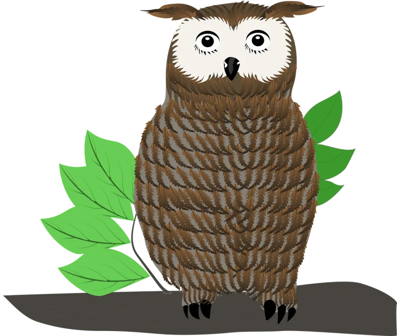 Animal Owl Icon Stickdatei – Tiere