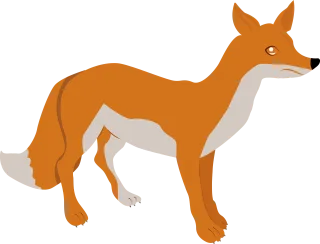 Animal Fox Icon Stickdatei