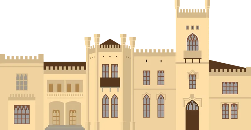 Building Castle Palace Stickdatei – Kinder