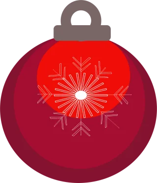 Bauble Ball Ornament Stickdatei