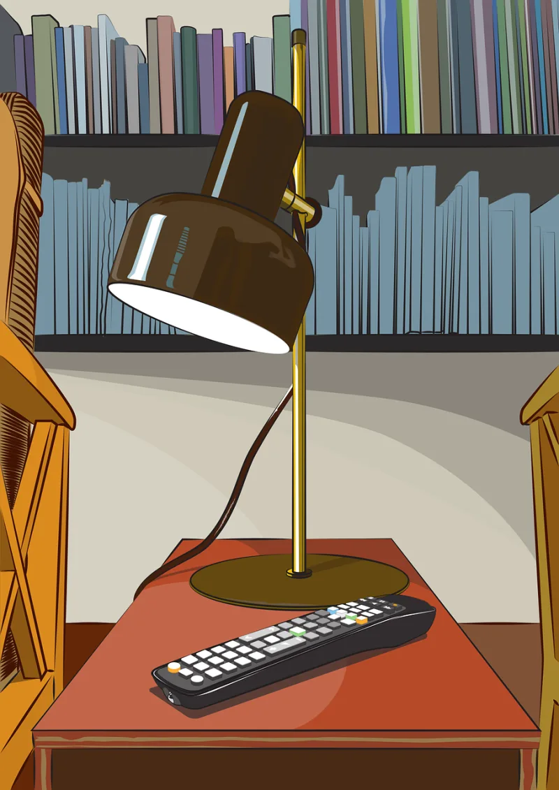 Lamp Light Tv remote Stickdatei – Essen & Trinken