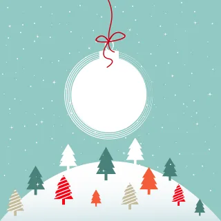Christmas Tree Decoration Stickdatei