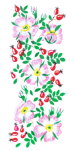 Flowers Petals Bouquet Stickdatei – Blumen